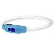 Happet LED antkaklis mėlynas M 55cm