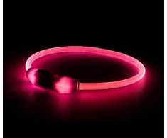 Happet LED antkaklis raudonas M 55cm