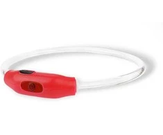 Happet LED antkaklis raudonas M 55cm