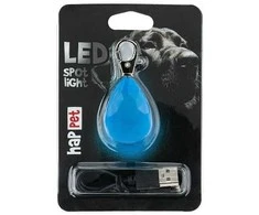 Happet LED šviečiantis pakabukas deimantas mėlynas