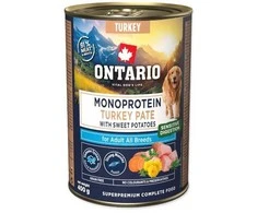 Ontario Adult Monoprotein Kalakutienos paštetas su Batatais 400g