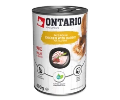 Ontario Cat Can vištiena with triušiena and Cranberries 400g (Vištiena su triušiena ir spanguolėm)