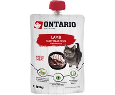 Ontario kačių ėriena šviežia mėsa 90 g (makaronai)