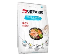Ontario Cat Hair &amp; Skin 2kg (Kailiui ir odai)