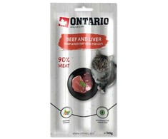 Ontario lazdelės formos skanėstas Jautiena ir Kepenėlės 3x5g