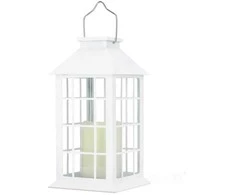 0,02W LED lauko šviestuvas su saulės baterija CANDELIO, baltas, 2700K, IP44