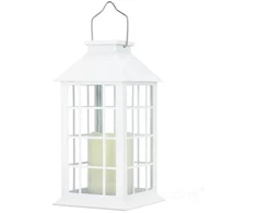 0,02W LED lauko šviestuvas su saulės baterija CANDELIO, baltas, 2700K, IP44