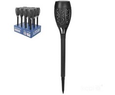 0,06W LED įsmeigiamas šviestuvas su saulės baterija SPARKLE G2, juodas, 1600K, IP44