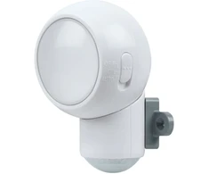 Osram 0,3W LED sieninis šviestuvas SPYLUX, baltas, 3000K, su baterija ir judesio davikliu, IP43