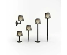 New Garden 0,5W LED įkraunamas šviestuvas GRETA SOLAR, juodas, 3000K, IP65