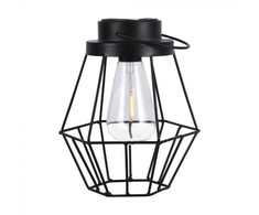 V-tac 0,5W LED įkraunamas šviestuvas su saulės baterija, juodas, 2700K, belaidis
