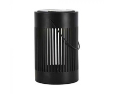 V-tac 0,5W LED įkraunamas šviestuvas su saulės baterija, juodas, 3000K, belaidis