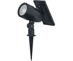 0,6W LED įsmeigiamas šviestuvas SMART+ SOLAR, juodas, 3000/6500K/RGB, dimeriuojamas, su saulės baterija, IP44