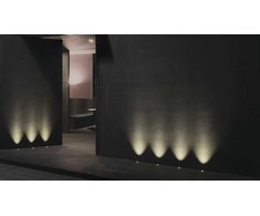 1/2,1/3,2W įleidžiamas į žemę lauko šviestuvas DARK, juodas, 2700K, IP67, 19º