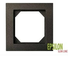 Liregus 1-vietis rėmelis EPSILON SLIM LINE, antracito sp.