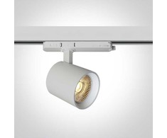 10/15/20W LED akcentinis šviestuvas į 3 fazių bėgelius, baltas, 3000/3500/4000K, 65634BT/W/V
