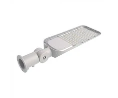 V-tac 100W LED gatvės šviestuvas, pilku korpusu, 4000K, su adapteriu