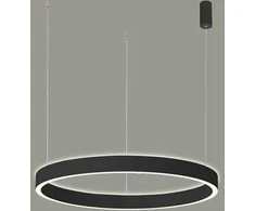Italux 100W LED pakabinamas šviestuvas BRASCO UP DOWN, juodas, 3000/4000K, dimeriuojamas