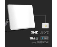 V-tac 100W LED prožektorius, juodu korpusu, 3000/4000/6500K