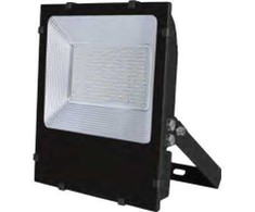 100W LED prožektorius OPTONICA, juodas, 6000K, IP65