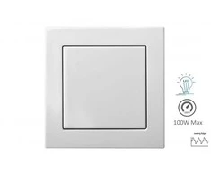 Liregus 100W LED šviesos stiprumo impulsinis reguliatorius EPSILON, be rėmelio, baltas
