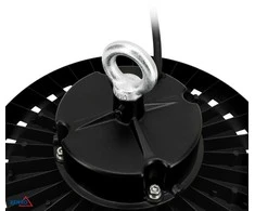 Bikuva.lt 100W LED UFO šviestuvas VOYAGER, juodas, 4000K, IP65, 120°