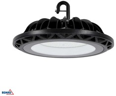 Bemko 100W LED UFO šviestuvas VOYAGER, juodas, 4000K, IP65, 110°