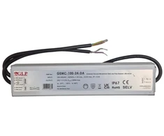 100W maitinimo šaltinis GEMC, 24V, IP67, DALI/PUSH