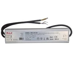 100W maitinimo šaltinis GEMC, 24V, IP67, DALI/PUSH