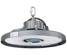 100W UFO pramoninis šviestuvas, pilkas, 6000K, IP65