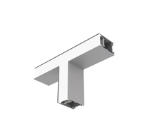 10,2W LED linijinio šviestuvo OFFICE LINEAR T formos sujungimas, pilkas, 3000/4000K, opalinis dangtelis