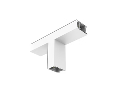 10,2W LED linijinio šviestuvo OFFICE LINEAR T formos sujungimas, baltas, 3000/4000K, opalinis dangtelis