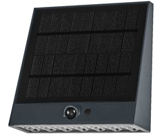 Sieninis šviestuvas 10,2W LED sieninis fasado šviestuvas ENDURA STYLE, tamsiai pilkas, 3000K, dimeriuojamas, su judesio davikliu ir saulės baterija