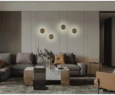 Bikuva.lt 10,5W LED sieninis šviestuvas CHAMALEON, aukso sp., 3000K, A3975100OSP