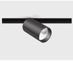 10,8W LED šviestuvas TUB M A 90 į magnetinę sistemą IN_LINE, tamsiai pilkos/juodos sp., 3000K, 50°