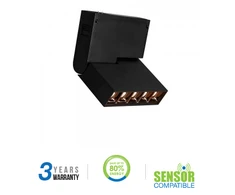 10W akcentinis šviestuvas į magnetines sistemas, juodas, 3000K