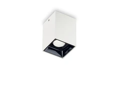 Lubinis šviestuvas Ideal Lux 10W ceiling lamp with 1 light NITRO, 3000K, baltas