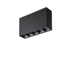 Lubinis šviestuvas Ideal Lux 10W ceiling lamp with 5 lights LIKA, 3000K, juodas