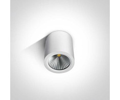 10W LED cilindro formos šviestuvas, baltas, 3000K, 67380/W/W