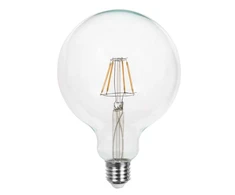 V-tac 10W LED filamentinė lemputė, G125, E27, 3000K
