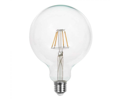 V-tac 10W LED filamentinė lemputė, G125, E27, 6500K