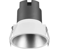 10W LED įleidžiamas šviestuvas SPOT, baltos/sidabro sp., 4000K