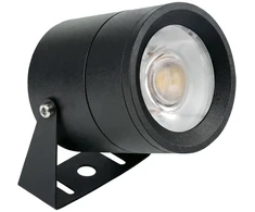 10W LED įsmeigiamas šviestuvas, juodas, 2700K, IP65, E586