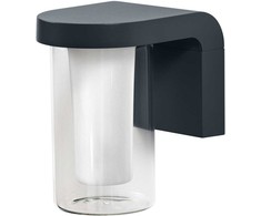 10W LED lauko sieninis šviestuvas, tamsiai pilkas, 3000K, išmanus+WiFi valdymas