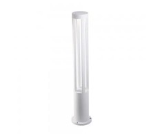 V-tac 10W LED lauko šviestuvas, baltas, IP65, aukštis 80cm, 6400K