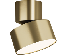 10W LED lubinis šviestuvas, matinės aukso sp., 3000K, 25314