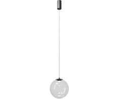 10W LED pakabinamas šviestuvas IRIDES, juodos sp./skaidrus, 2700K, 01-4088