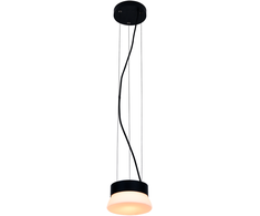 10W LED pakabinamas šviestuvas TRAP, juodos/baltos sp., 2700K, C4041090N