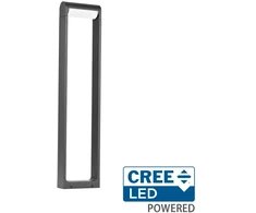 10W LED pastatomas lauko šviestuvas, juodas, 3000K, IP65, CREE LED chip