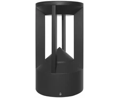 10W LED pastatomas lauko šviestuvas NOMAD, juodas, 3000K, IP54